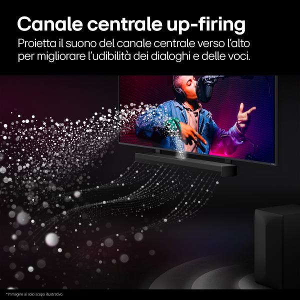 Soundbar LG S70TY Nero 120 W - Disponibile in 3-4 giorni lavorativi