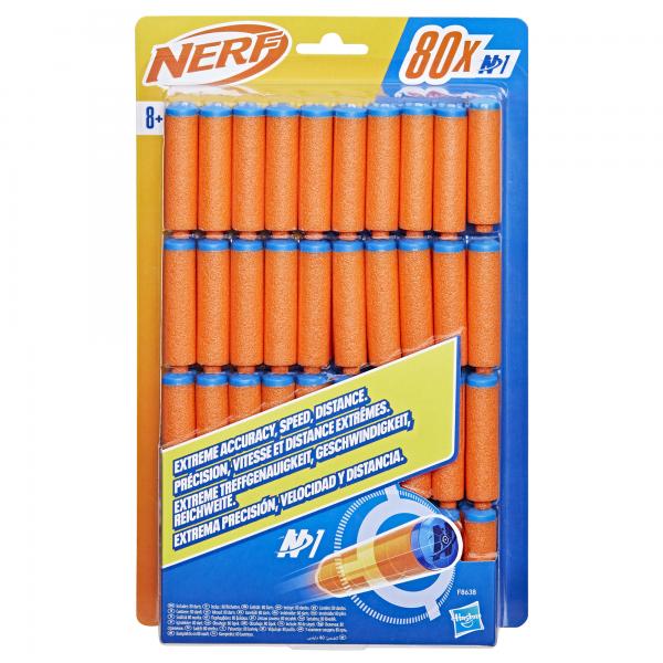 Nerf N-Series, Confezione da 80 freccette - Disponibile in 3-4 giorni lavorativi