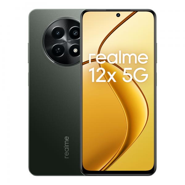 Realme 12x 8+256GB 6.72" 5G Glowing Black DS ITA - Disponibile in 2-3 giorni lavorativi