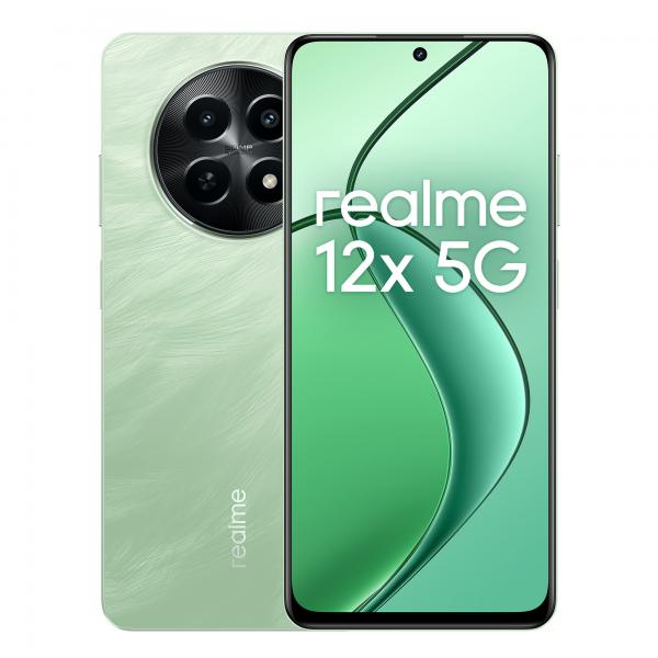 Realme 12x 8+256GB 6.72" 5GFeather Green DS ITA - Disponibile in 2-3 giorni lavorativi