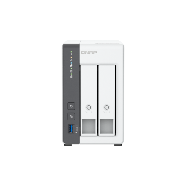 NAS TOWER QNAP TS-216G 2xHDD, NOHDD 3.5"/2.5" SATA ARM 4C 2.0GHz RAM 4GB 1x1GbE 1x2.5GbE 1xUSB3.2 2x USB 2.0 - Disponibile in 3-4 giorni lavorativi