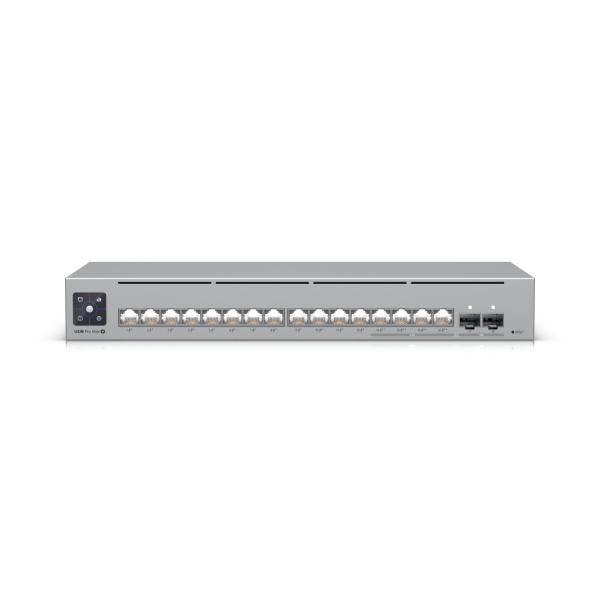 Ubiquiti Pro Max 16 PoE Gestito L3 Gigabit Ethernet (10/100/1000) Supporto Power over Ethernet (PoE) Grigio - Disponibile in 6-7 giorni lavorativi