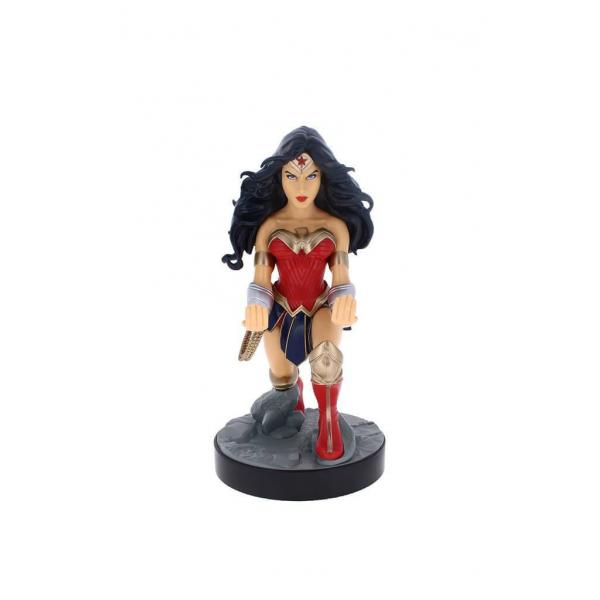 DC COMICS - WONDER WOMAN - CABLE GUY (porta smartphone/controller + cavo USB 2 metri separato) - Disponibile in 2/3 giorni lavorativi