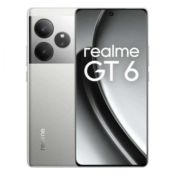 Realme GT6 16+512GB 6.78" 5G Fluid Silver DS ITA - Disponibile in 2-3 giorni lavorativi