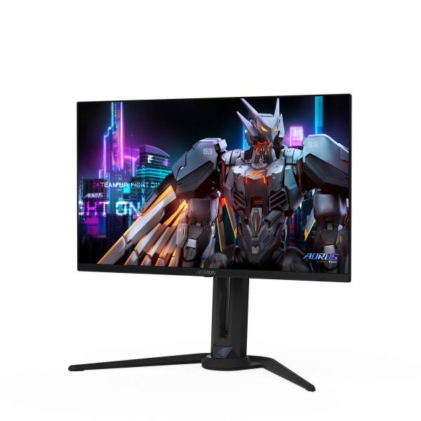 GIGABYTE AORUS Monitor da gioco FO27Q2 OLED QHD da 27" - 2560 x 1440, 240Hz, 0,03ms, KVM, 250 cd/m, FreeSync Premium Pro, DisplayHDR True Black 400, HDMI 2.1 - Disponibile in 6-7 giorni lavorativi