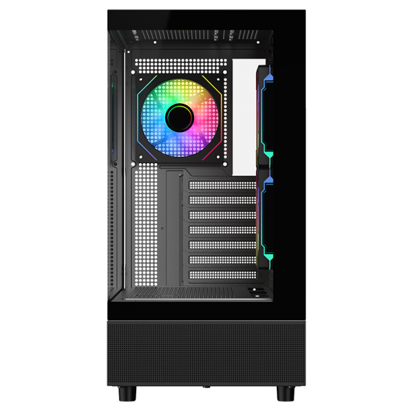 CASE ITEK SHOWBUI 42B GAMING TOWER, ATX, 3x12cm ARGB fan, 2xUSB3, TYPE-C,SYDE & FRONT PANEL TEMP GLASS - ITGCASB42B - Disponibile in 3-4 giorni lavorativi