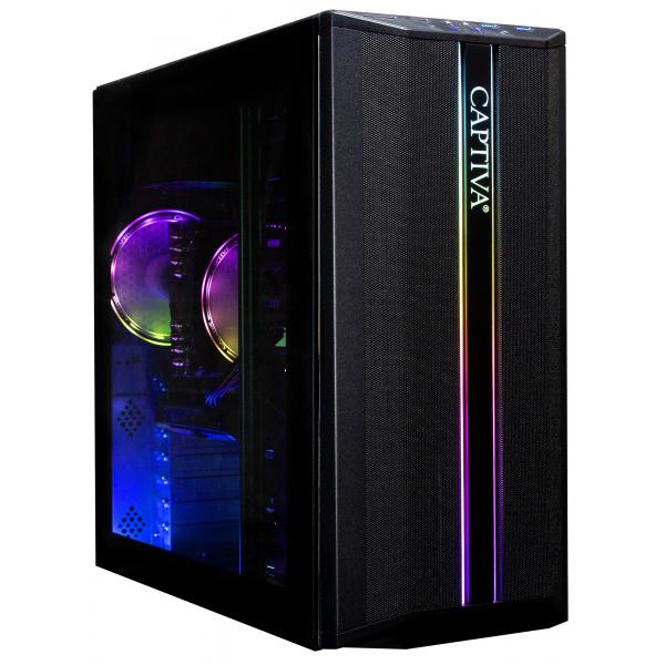 PC Desktop Gaming CAPTIVA Advanced Gaming R83-448 AMD Ryzen 5 5600 16 GB DDR4-SDRAM 1 TB SSD NVIDIA GeForce RTX 4060 Ti Windows 11 Home Midi Tower PC Nero - Disponibile in 6-7 giorni lavorativi