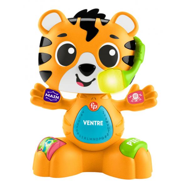 Fisher-Price-Link Squad Tiger Body Parts-Giocattolo di attività musicale HYL00 - Disponibile in 3-4 giorni lavorativi