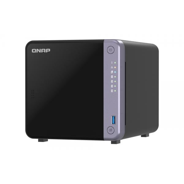 QNAP TS-432X-4G server NAS e di archiviazione Tower Alpine Alpine AL-524 4 GB DDR4 QNAP QTS Nero - Disponibile in 6-7 giorni lavorativi