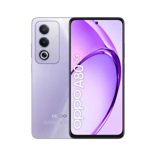 Smartphone Nuovo OPPO A80 256GB 8GB 5G MOONLIGHT PURPLE - Disponibile in 3-4 giorni lavorativi