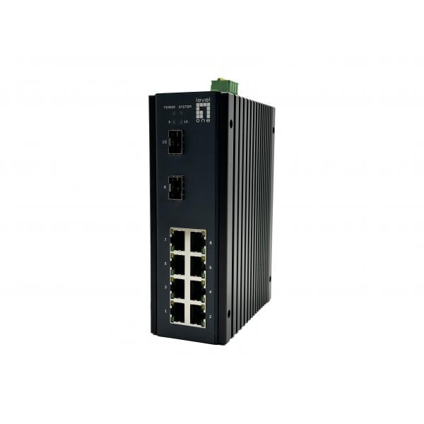 LevelOne IGU-1071 switch di rete Gestito L2+ Gigabit Ethernet (10/100/1000) Nero - Disponibile in 6-7 giorni lavorativi