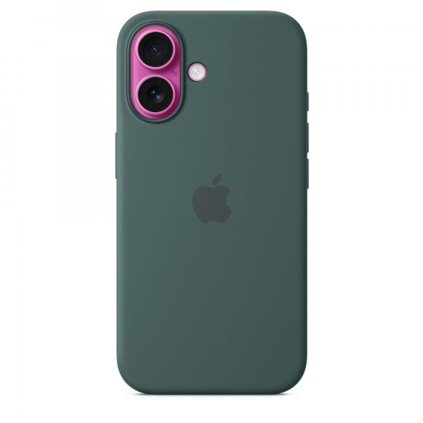 Apple iPhone 16 Silicone Case MagSafe Lake Green MYY83ZM/A - Disponibile in 2-3 giorni lavorativi