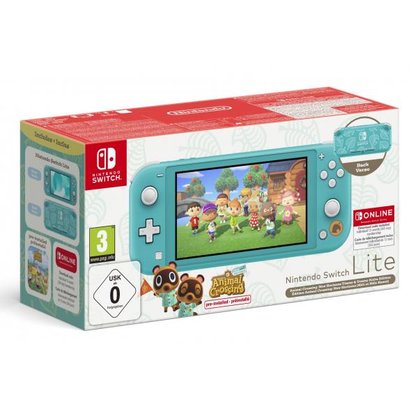 Switch Lite Console Turchese + Animal C.N.H. + NSO 12 mesi (LIMITED) - Disponibile in 2-3 giorni lavorativi