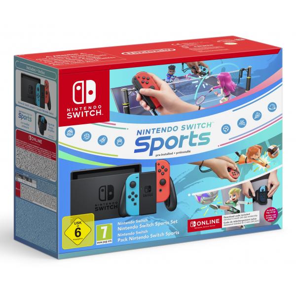 Switch Console 1.1 Neon Blue / Neon Red + Switch Sport + Fascia + 12 Mesi NSO - Disponibile in 2-3 giorni lavorativi