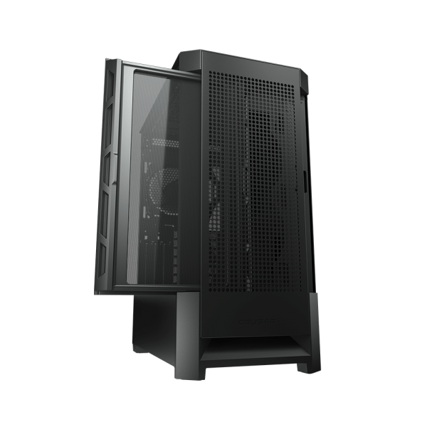 Cougar Airface Mid Tower No-Power Vetro Temperato minITX/mATX/ATX Nero/Grigio - Disponibile in 3-4 giorni lavorativi