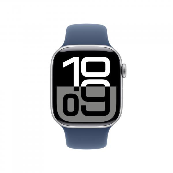 Apple Watch Serie 10 42mm AC/Silver SP/Denim S/M MWWA3QC/A EU - Disponibile in 2-3 giorni lavorativi