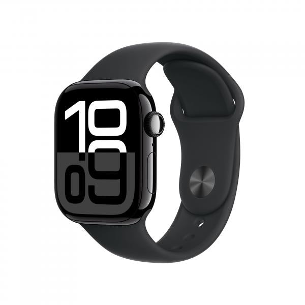 Apple Watch Serie 10 42mm AC/Jet Black SB/Black S/M MWWE3QC/A EU - Disponibile in 2-3 giorni lavorativi