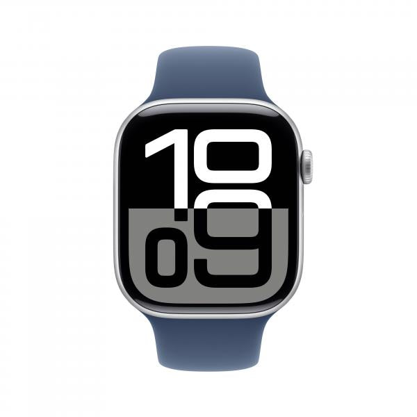 Apple Watch Serie 10 46mm AC/Silver SB/Denim M/L MWWM3QC/A EU - Disponibile in 2-3 giorni lavorativi