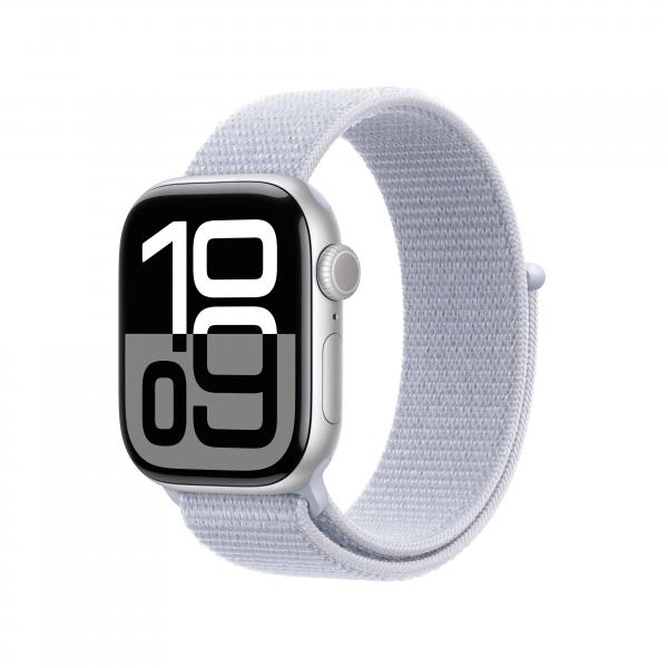 Apple Watch Serie 10 42mm AC/Silver SB/Blue Cloud MWWD3QC/A EU - Disponibile in 2-3 giorni lavorativi