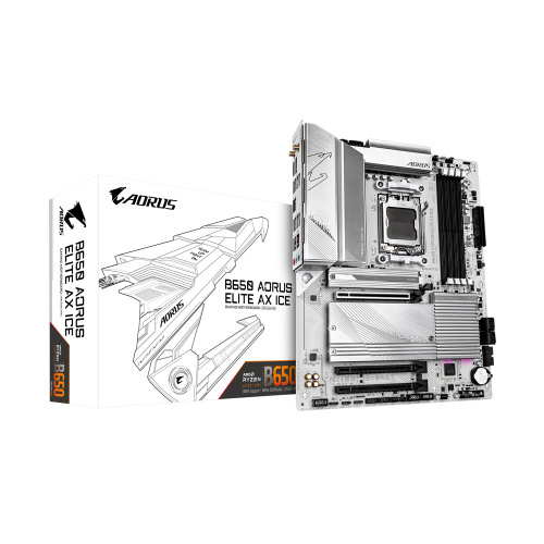 Gigabyte B650 Aorus Elite AX ICE AMD B650 4*DDR5 3*M.2 4*SataIII AM5 HDMI/DisplayPort ATX - Disponibile in 3-4 giorni lavorativi