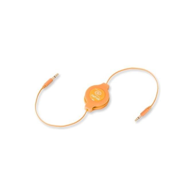 Retrak Cavo da 3,5mm a 3,5mm per Mp3 Retrattile Arancio - Disponibile in 3-4 giorni lavorativi