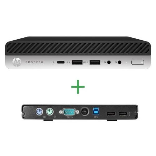 PC Desktop ricondizionato MINI PC HP RINOVO REFURBISHED DM 400-600 G3 RN65522402 i5-6x00 8GB SSD NEW 256GB + Docking Station W10P - Disponibile in 3-4 giorni lavorativi