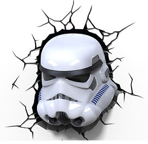 Star Wars Stormtrooper 3D Light (da muro con effetto sfondamento) - Disponibile in 2/3 giorni lavorativi GED