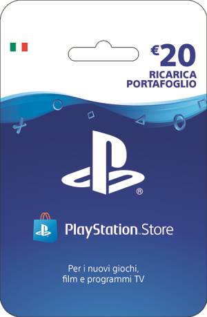PS4 PSN 20 (cartoncino) Accessori - Disponibile in 2/3 giorni lavorativi