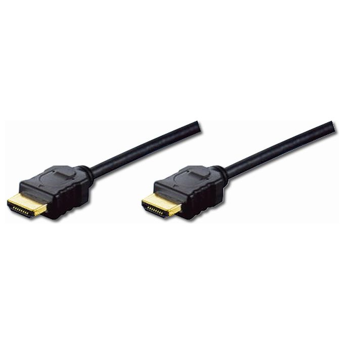 Digitus cavo di collegamento hdmi 3d con ethernet connettori dorati doppia schermatura mt. 2 - Disponibile in 3-4 giorni lavorativi