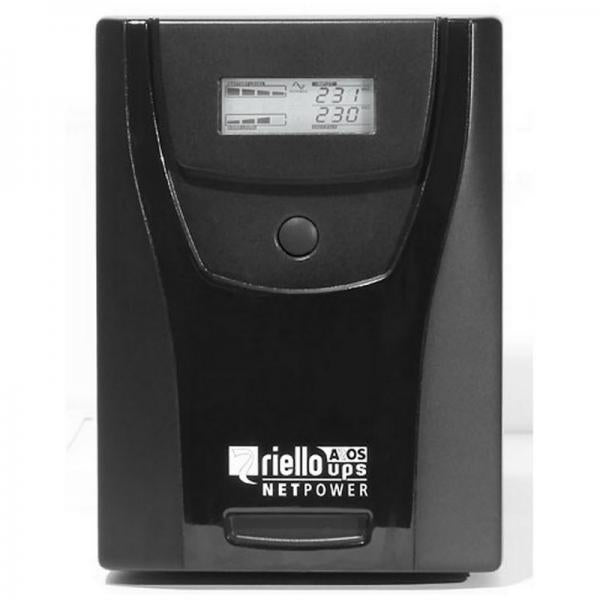 UPS Riello NETPOWER 1000 1000VA/600W TOWER auton. 8 min. - Disponibile in 3-4 giorni lavorativi Riello Ups