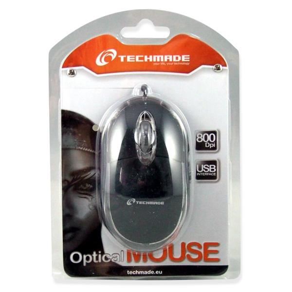 Techmade Mouse Ottico Wired Filo 800Dpi - Disponibile in 2-3 giorni lavorativi