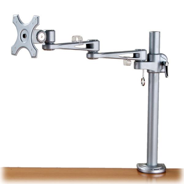 Value Single LCD Monitor Arm, 4 Joints, Desk Clamp - Disponibile in 6-7 giorni lavorativi