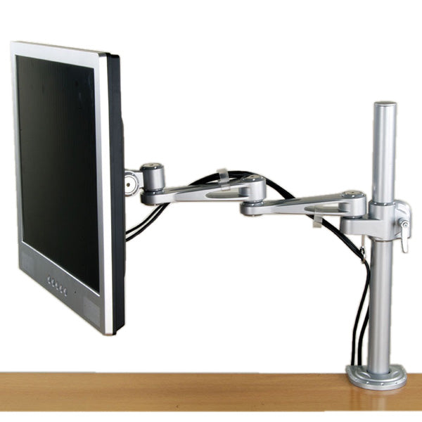 Value Single LCD Monitor Arm, 4 Joints, Desk Clamp - Disponibile in 6-7 giorni lavorativi