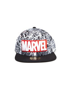 DIFUZED MARVEL CLASSIC RED & WHITE LOGO SNAPBACK (CAPPELLINO) - Disponibile in 2/3 giorni lavorativi Difuzed