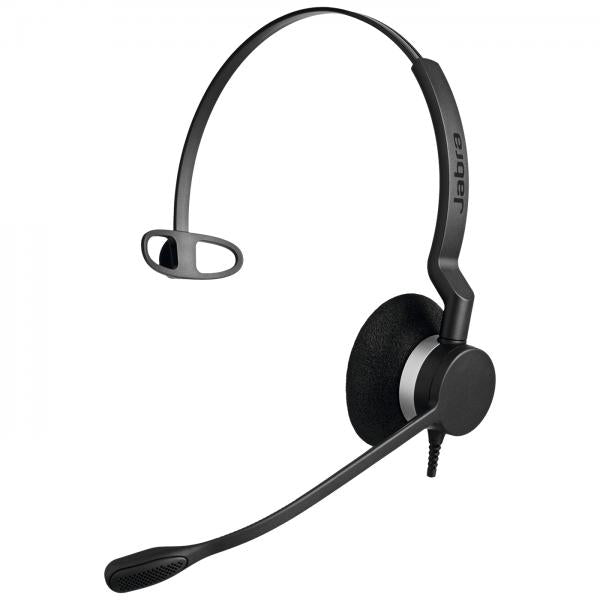 Jabra Biz 2300 USB UC Mono Cuffia Padiglione auricolare USB tipo A Nero - Disponibile in 6-7 giorni lavorativi