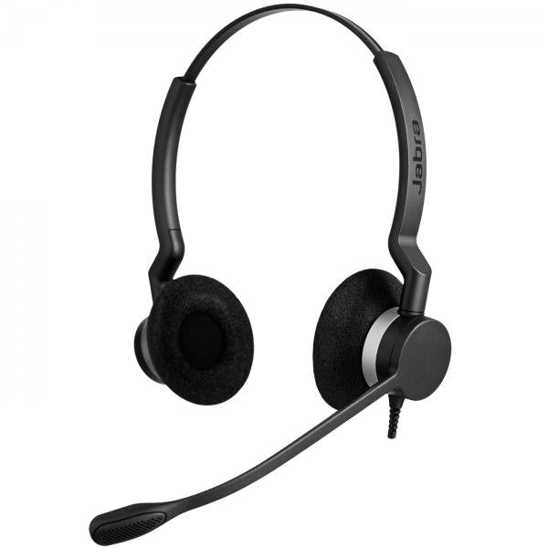 Jabra Biz 2300 Duo USB UC Cuffia Padiglione auricolare USB tipo A Nero - Disponibile in 6-7 giorni lavorativi