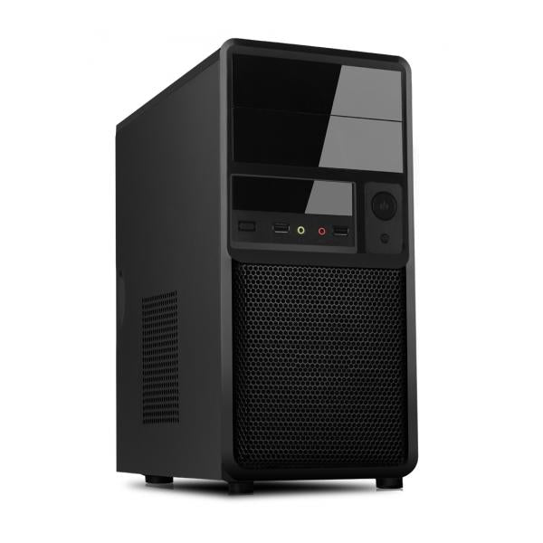 Case SPIDER Mini Tower mATX 500W USB3 Black Mesh - Disponibile in 3-4 giorni lavorativi