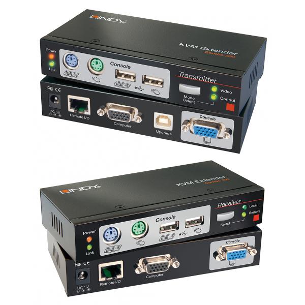 Lindy 39378 switch per keyboard-video-mouse (kvm) Nero - Disponibile in 6-7 giorni lavorativi