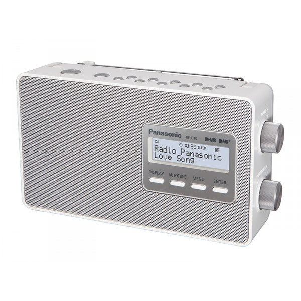 Panasonic RF-D10 Personale Digitale Bianco radio - Disponibile in 6-7 giorni lavorativi