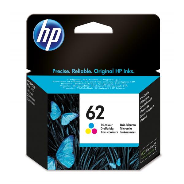 HP 62 CARTUCCIA INK-JET 165 PAG TRICROMIA - Disponibile in 3-4 giorni lavorativi Hp