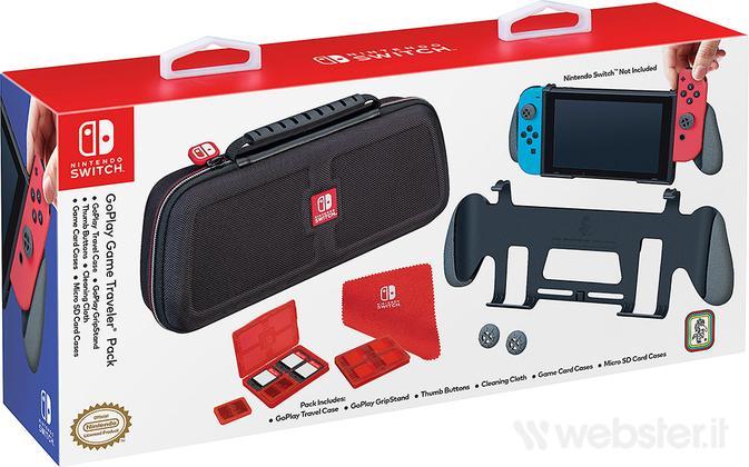 Switch NACON OLP Custodia Nera + Grip Stand JoyCon 90 Switch Accessori - Disponibile in 2/3 giorni lavorativi