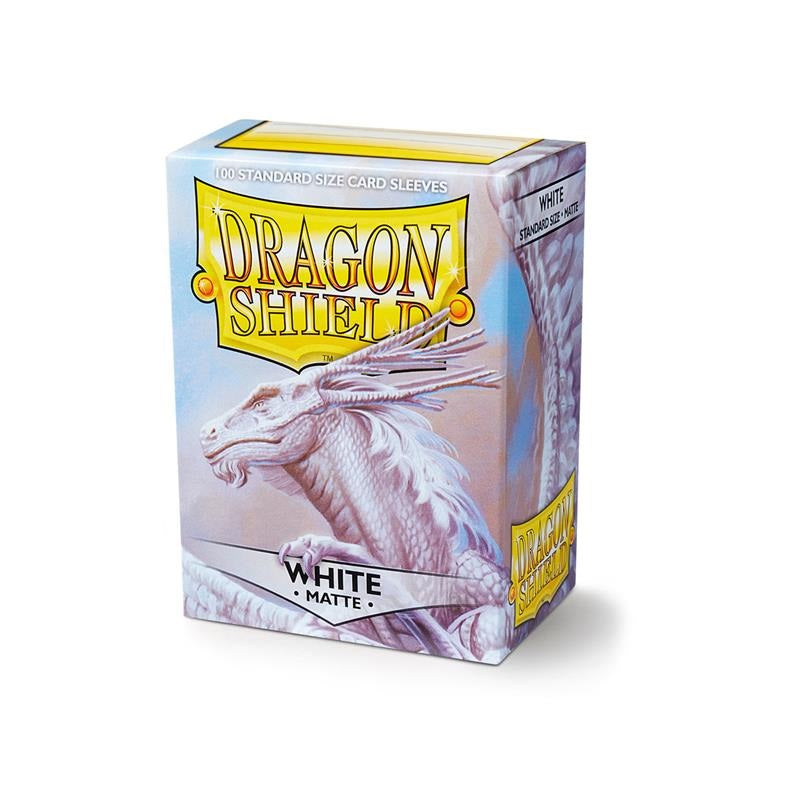 DRAGON SHIELD Standard Sleeves - Matte White (100 Sleeves) - Disponibile in 2/3 giorni lavorativi