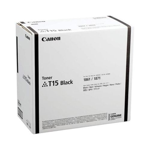 TONER CANON T15 Nero 42.000PP x IR i-Sensys X 1871P 1861P 5818C001 - Disponibile in 3-4 giorni lavorativi