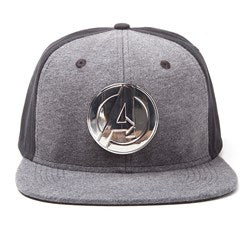 DIFUZED MARVEL AVENGERS - CAPPELLINO (SNAPBACK): METAL LOGO - Disponibile in 2/3 giorni lavorativi Difuzed