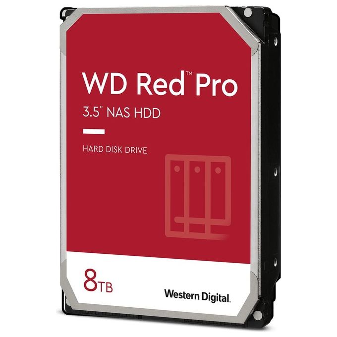 WD Red Pro WD8005FFBX HDD 8Tb Interno 3.5'' SATA 6Gb-s 7200 rpm buffer: 256Mb - Disponibile in 3-4 giorni lavorativi