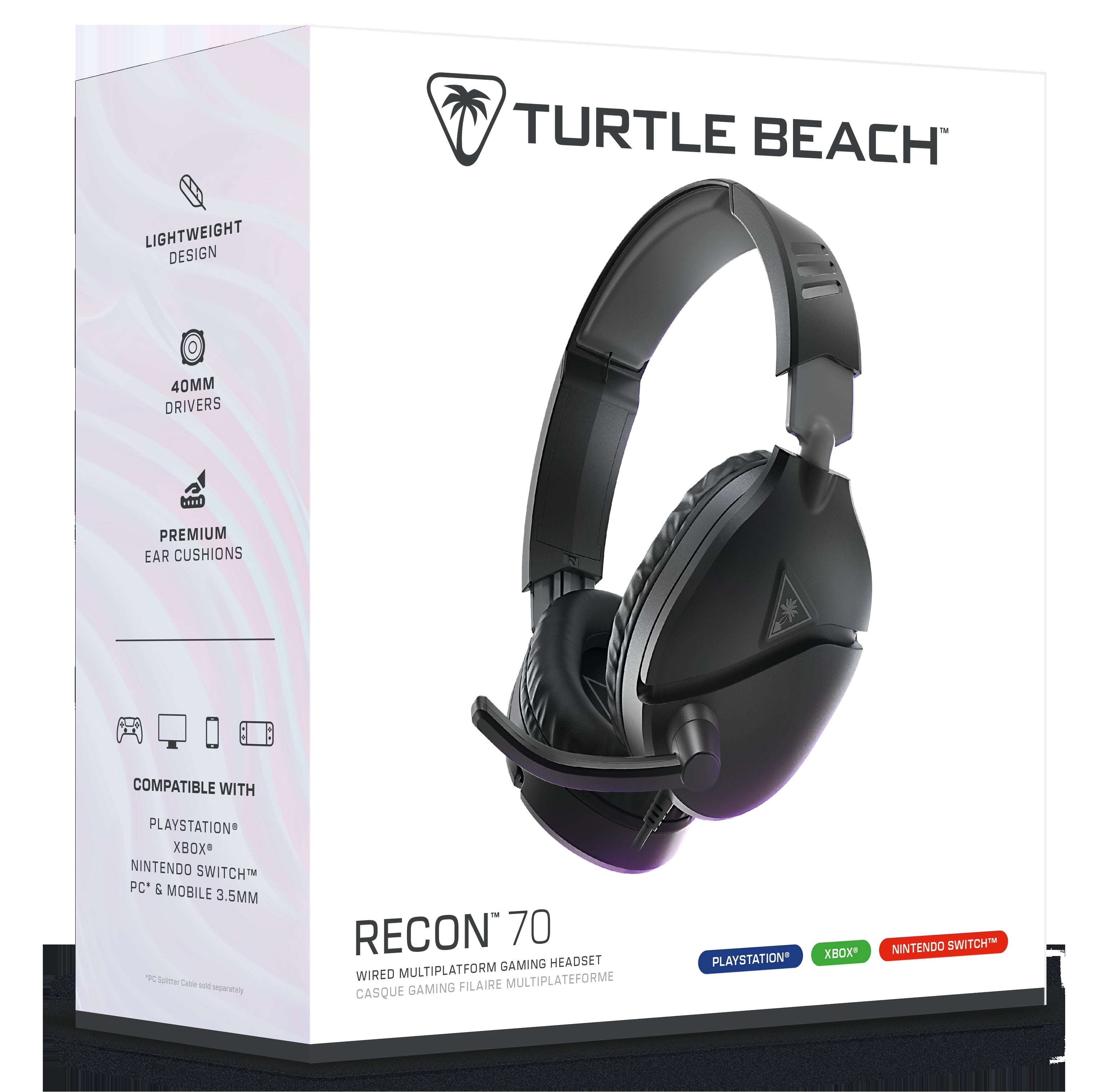 PS4 TURTLE BEACH cuffie gaming Ear Force Recon 70P Black Accessori - Disponibile in 2/3 giorni lavorativi