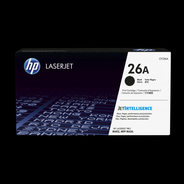 HP TONER NERO PER LJ M402N/M402D/M402DN MFP426DW/FDN/FDW, 26A TS - Disponibile in 3-4 giorni lavorativi