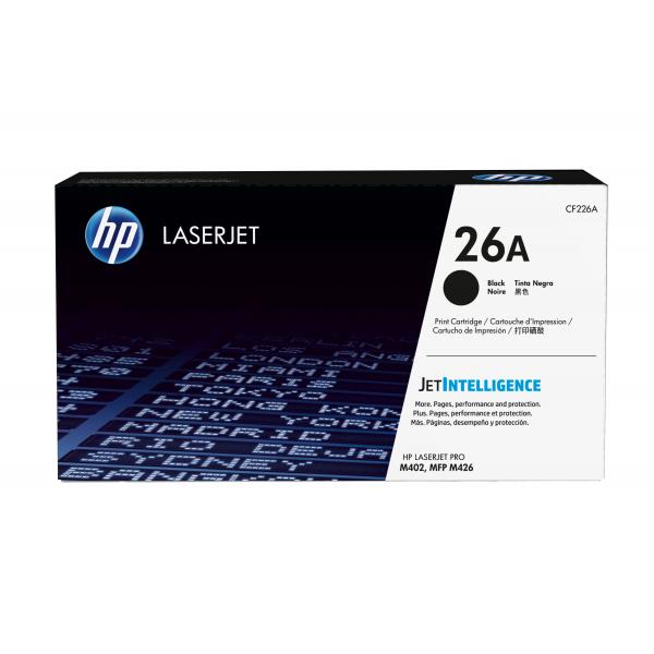 HP TONER NERO PER LJ M402N/M402D/M402DN MFP426DW/FDN/FDW, 26A TS - Disponibile in 3-4 giorni lavorativi