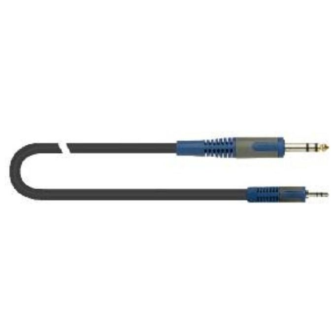 Quiklok RKSA-139-3 Cavo Audio 3m con 2 Connettori maschio da 3,5mm e 6,35mm Nero - Disponibile in 3-4 giorni lavorativi