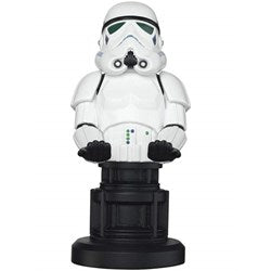 STAR WARS - STORMTROOPER CABLE GUY (porta smartphone/controller + cavo USB 2 metri separato) - Disponibile in 2/3 giorni lavorativi